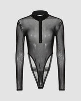 Bella Noches Netz-Bodysuit